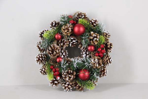 <h4>Wreath Cones Ø30cm 17342</h4>