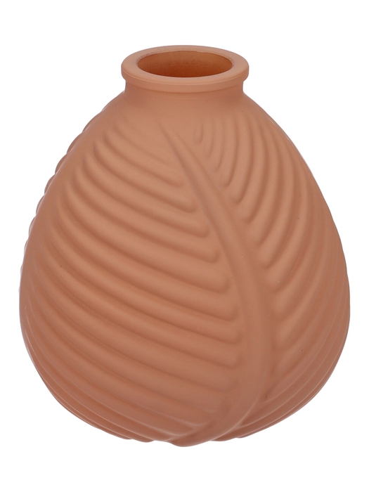<h4>DF02-590134000 - Vase Flora d4.5/12xh13 matt brown</h4>