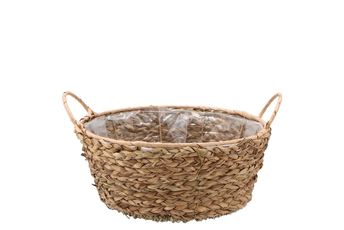 <h4>Seagrass Levi Bowl Basket Natural 26x11cm</h4>