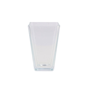 Glass Vase Square 11x11x17cm