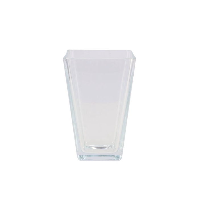 <h4>Glass Vase Square 11x11x17cm</h4>