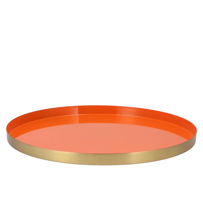 <h4>Marrakech K Orange Plate 40x2cm</h4>