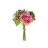 Artificial flowers Rosa/Hydrangea bouquet 22cm