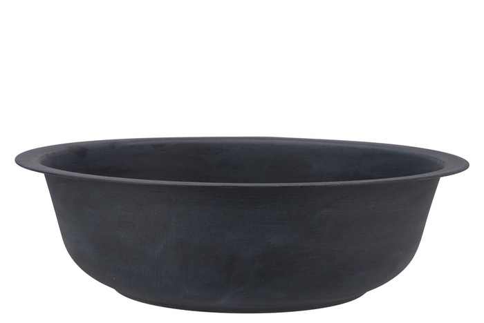 <h4>Zinc bowl matt black 40x12cm</h4>