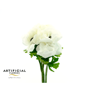 Artificial Soft Touch Anemone White