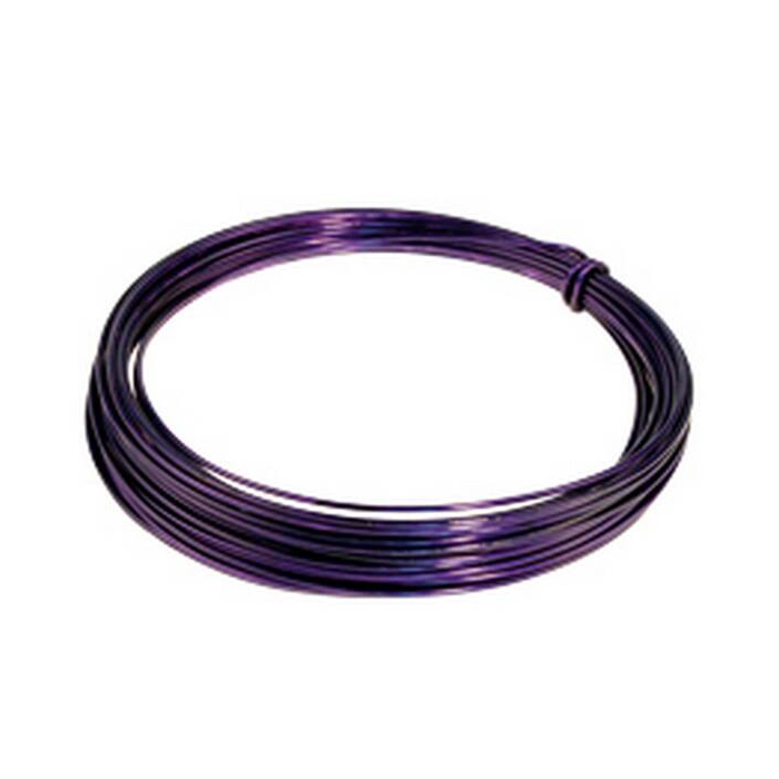 <h4>Gelakt Aluminiumdraad - Violet 100 Gram (12 Meter)</h4>