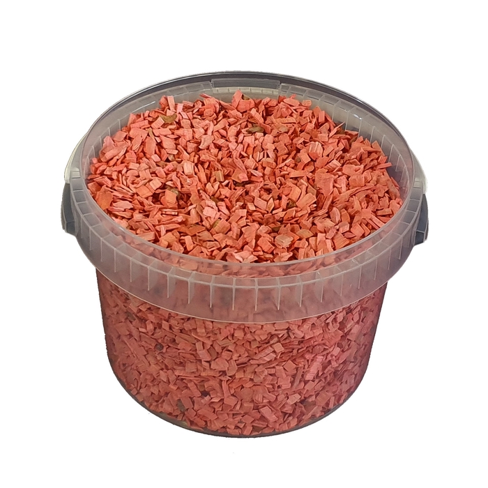 <h4>Wood chips 3 ltr bucket Frosted Pink</h4>