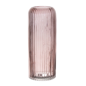 DF02-664550500 - Vase Nora d7.2/10xh25 taupe transparent