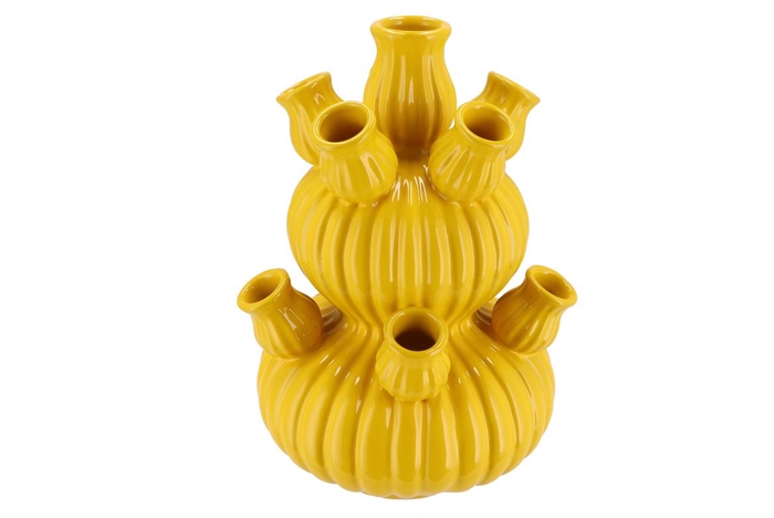<h4>Amsterdam Yellow Tulip Vase Bubbles 42x62cm</h4>