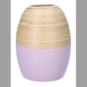 DF00-710831100 - Vase Mambu d6.3/13.5xh17.5 natural/lilac