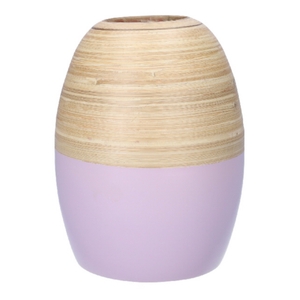 DF00-710831100 - Vase Mambu d6.3/13.5xh17.5 natural/lilac