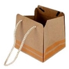 Bag Sporty carton 9,5x8,5xH9,5cm orange