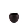 Amarah Black Pot Sphere Shaded 10x8,5cm