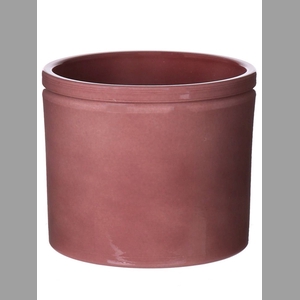 DF03-883860800 - Pot Lucca1 d19.4xh17.6 merlot glazed