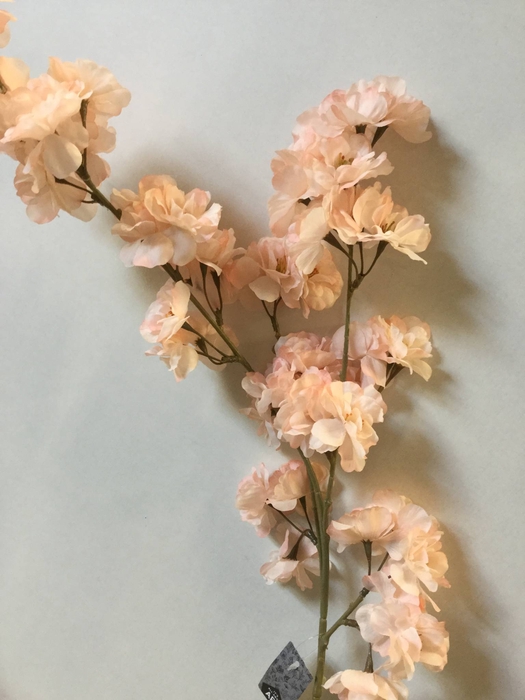 SILK FLOWERS - CHERRY BLOSSOM SPRAY FELICITY OLD PINK 99CM
