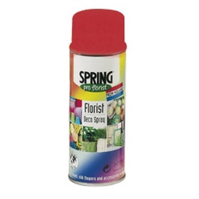 Spring decor spray paint 400ml sunrise red 049