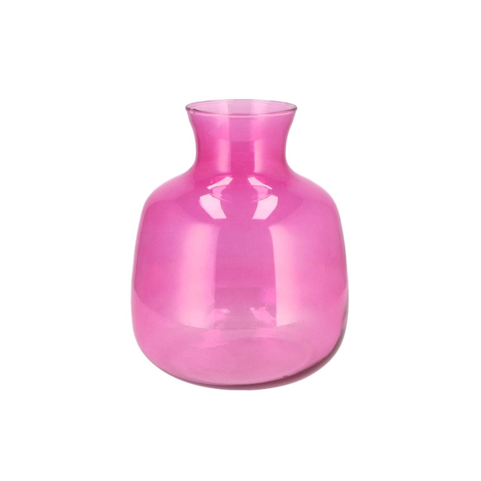 <h4>Mira Fuchsia Glass Bottle Big 24x24xx28cm</h4>