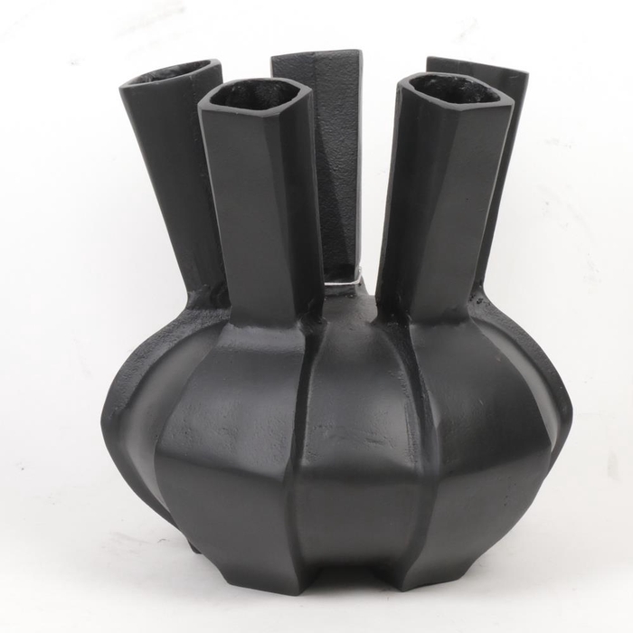 Alu Vase Black P 26cm 41748
