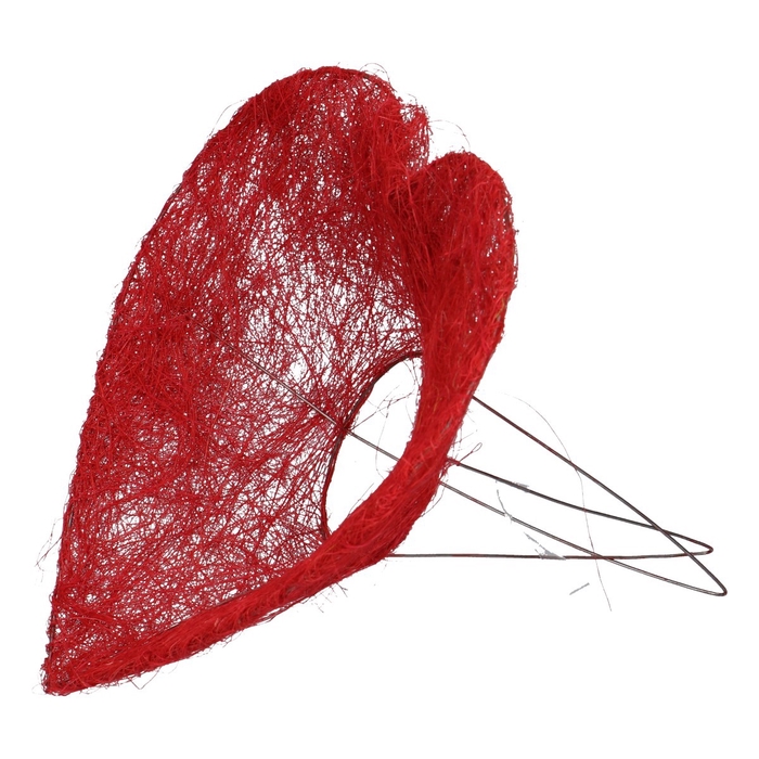<h4>Mothersday Bouquetholder heart sisal 25cm</h4>