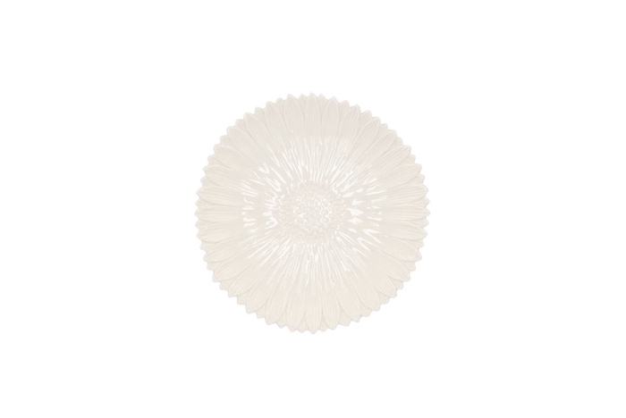 Bloom Daisy Plate White 11x11x2cm