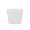 Ceramic Pot White Shiny 13cm