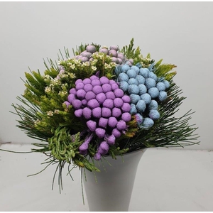 Bqt- Albiflora Pastel bouquet (p/bunch)