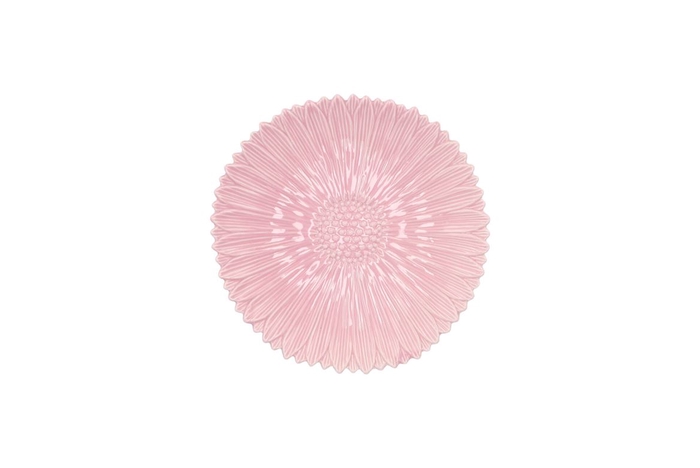 <h4>Bloom Daisy Plate Light Pink 11x11x2cm</h4>
