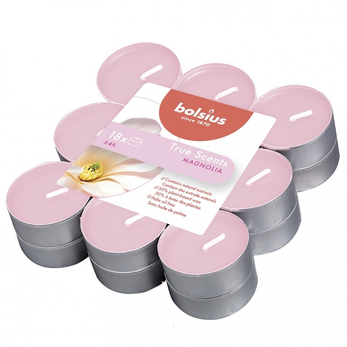 <h4>Candle Scent tealight Magnolia x18</h4>