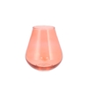 Mira Pink Glass Wide Vase 14x14x15cm