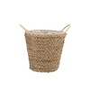 Seagrass Levi Basket Pot Natural 19x18cm