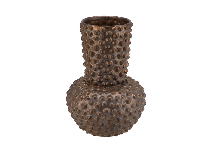 <h4>Djedda Vase Dots Bronze 21x29cm</h4>