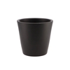 Vinci Matt Black Pot Container 18x16cm