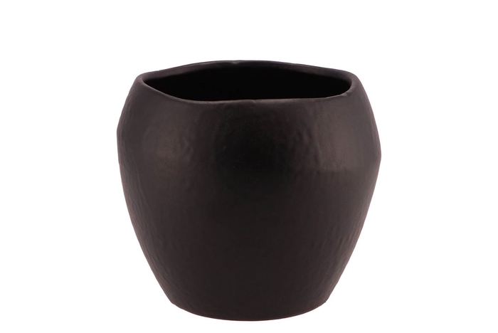 Amarah Black Pot Boule 18x15,5cm