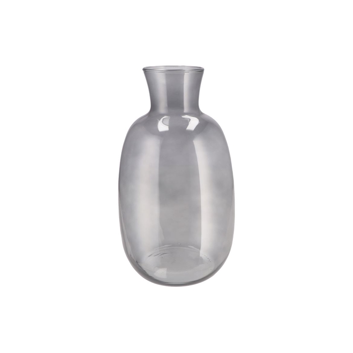 <h4>Mira Smoke Glass Bottle Tall 21x21x37cm</h4>