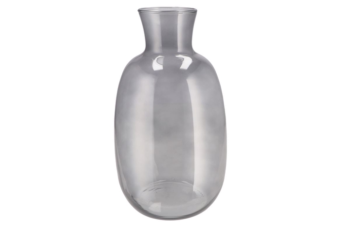 <h4>Mira Smoke Glass Bottle Tall 21x21x37cm</h4>
