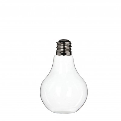 <h4>Glass Vase Light bulb d13*22cm</h4>