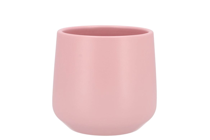 <h4>Ceramic Orchid Pot Pink Silver 14cm</h4>