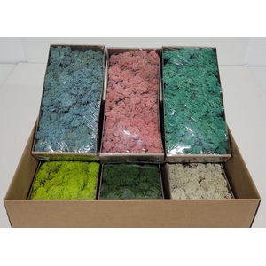 Moss iceland 6color mix AQ/RS/GRD/GRL/NT/GR