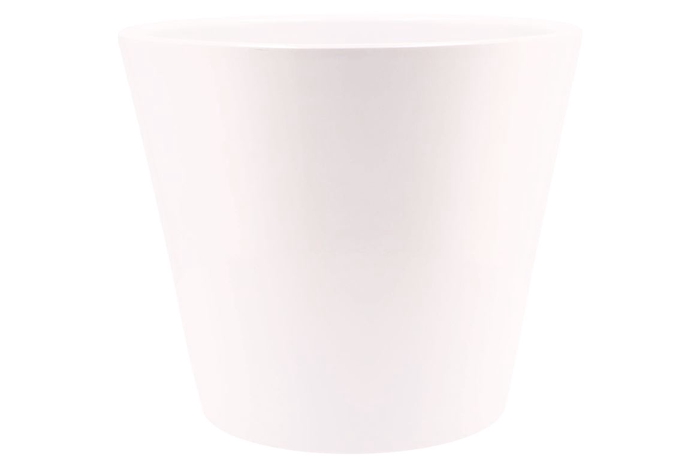 <h4>Vinci White Pot Container 34x28cm</h4>
