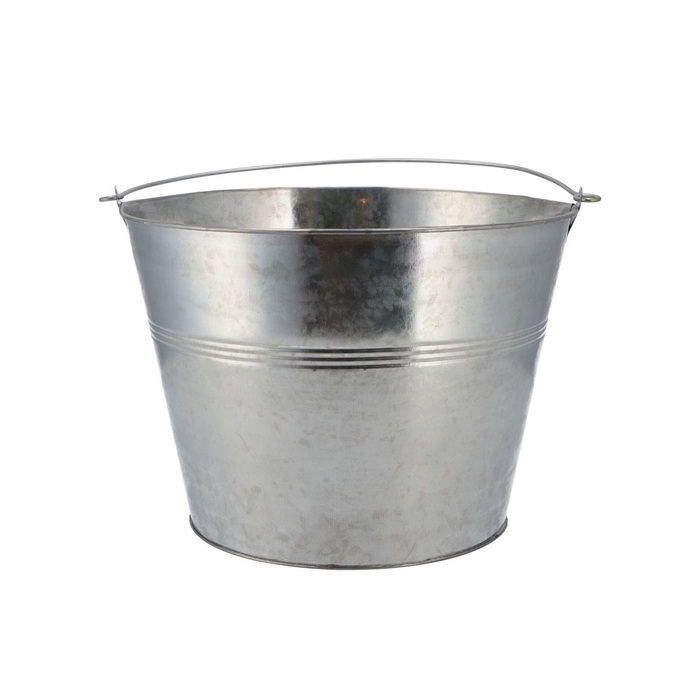 <h4>Zinc Basic Natural Bucket 23x18cm</h4>