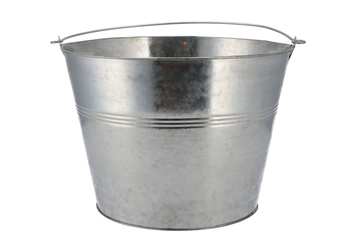 <h4>Zinc bucket 23x18cm</h4>