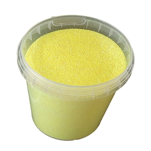Glitters 400gr in bucket Crystal Yellow