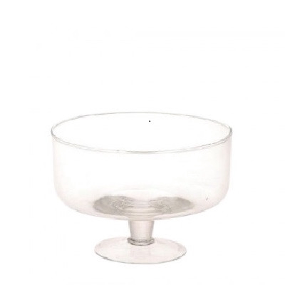 <h4>Glass bowl/foot d19 13cm</h4>