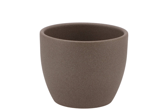 Ceramic Pot Brown 10cm