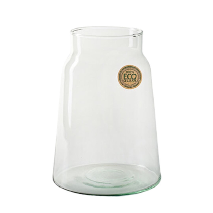 Glass Eco vase Atlas d14.5*25cm