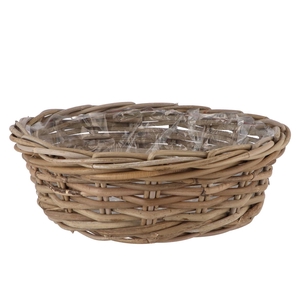 Rattan Ivy Basket Low 40x13cm
