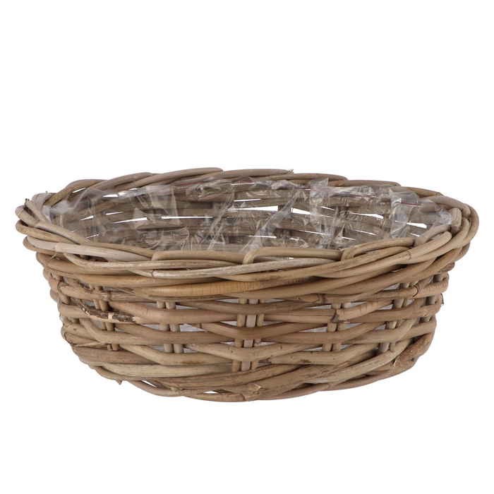 <h4>Rattan Ivy Basket Low 40x13cm</h4>