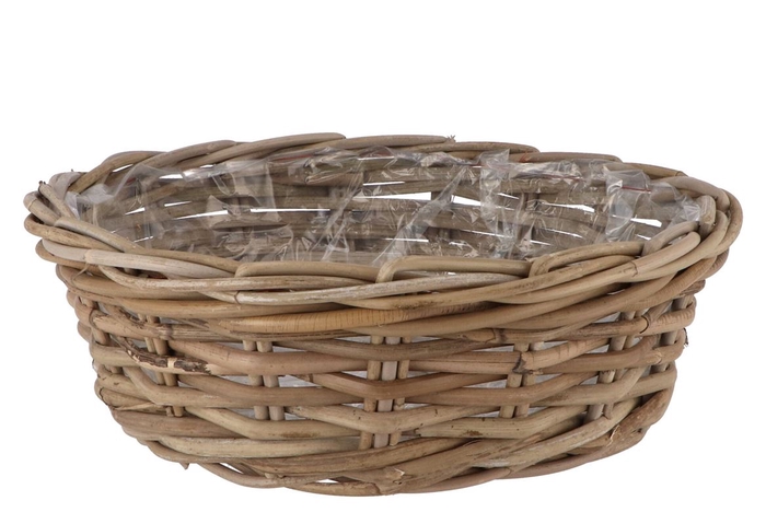 Rattan Ivy Basket Low 40x13cm