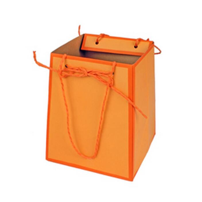 <h4>Tas Easy Karton 12/12x15/15xh18cm Oranje</h4>