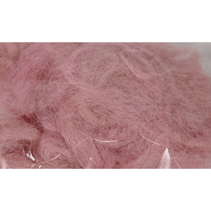 <h4>Fuzzy fibre 100 gram in poly Light Pink</h4>